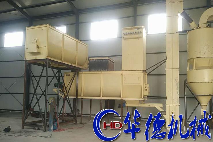 甘肅氫氧化鈣生產線客戶生產現(xiàn)場